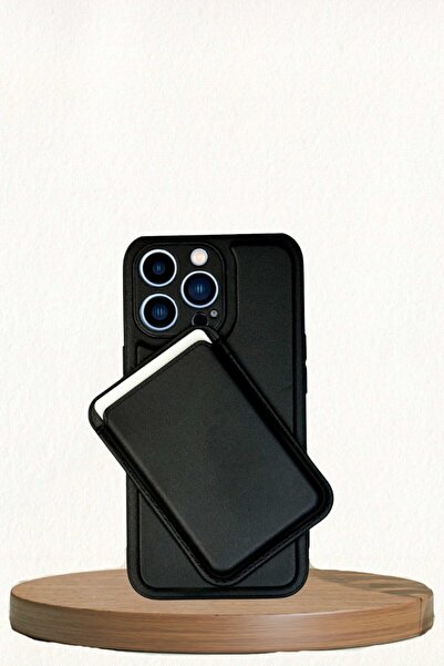 EMZTech Apple iPhone 15 Magsafe Kartlıklı Kılıf