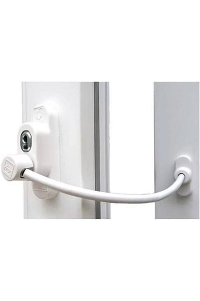 STOREMAX Sellbuystore Penkid Steel Rope Cable Pvc Window Safety Child Safety Lock 5 Pcs (Beya
