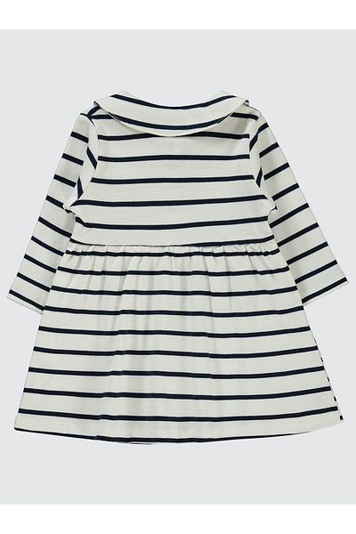 Civil Baby 6-18 Months Baby Girl Navy Blue Dress