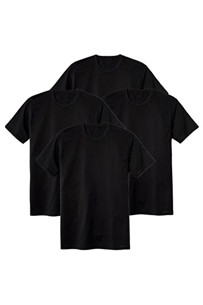 Calida Herren T-Shirt, 4er Pack - Benefit, Rundhals-Ausschnitt, 100% Baumwolle