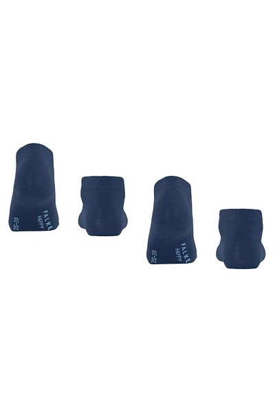 FALKE Damen Socken, 2er Pack - Happy, Sneakersocken, einfarbig