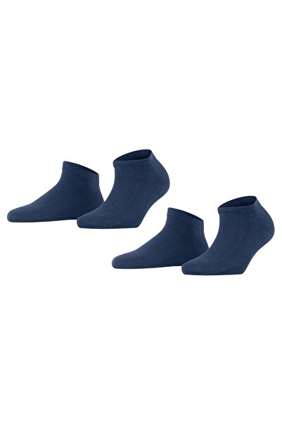 FALKE Damen Socken, 2er Pack - Happy, Sneakersocken, einfarbig