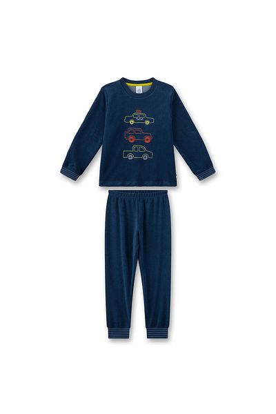Sanetta Jungen Schlafanzug - Nachtwäsche, Pyjama, lang,Terry, Motiv