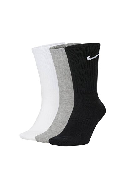 Nike Unisex Tennissocken, 3er-Pack – Gepolsterte Trainingssocken, einfarbig, ...
