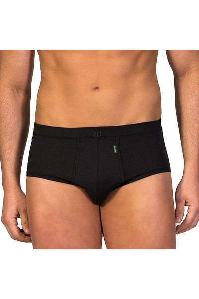ZD Zero Defects Herren Slip - "Saturno", Soja-Garn, Eingriff, Unterhose, atmungsaktiv, einfarbig