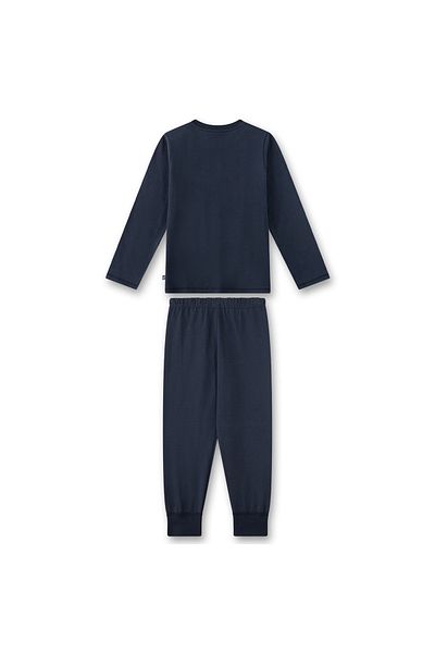 Sanetta Jungen Schlafanzug - Nachtwäsche, Pyjama, lang, Bio-Baumwolle, Motiv