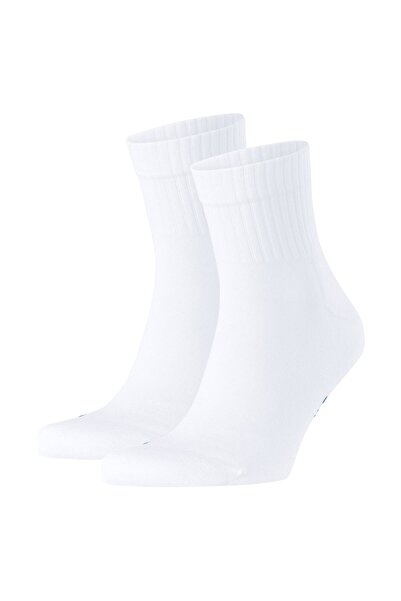 FALKE Unisex Socken 2er Pack - Kurzsocken, Baumwollmischung, Run Rib, Bündche...