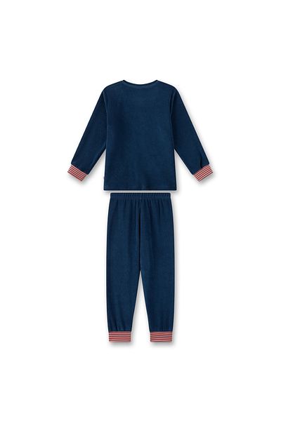 Sanetta Mädchen Schlafanzug, 2-tlg. Set - lang, Pyjama,Terry, Motiv