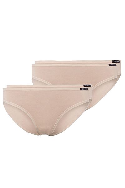 Skiny Damen Rio Slip, 4er Pack - Bikini Briefs, Cotton Stretch, Basic