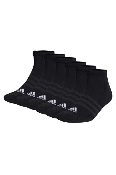 adidas Unisex Sneakersocken, 6er Pack - Cushioned Low-Cut, Logo, gepolstert, ...
