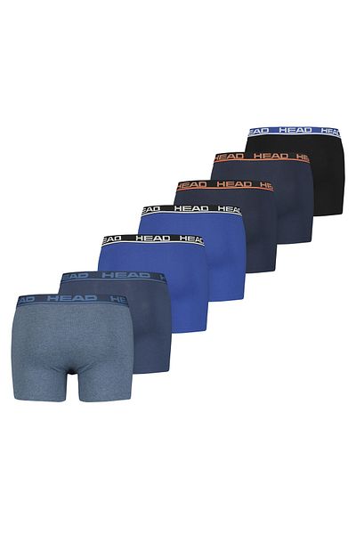 Head Herren Boxershorts, 7er Pack - Basic Boxer Trunks ECOM, Cotton Stretch