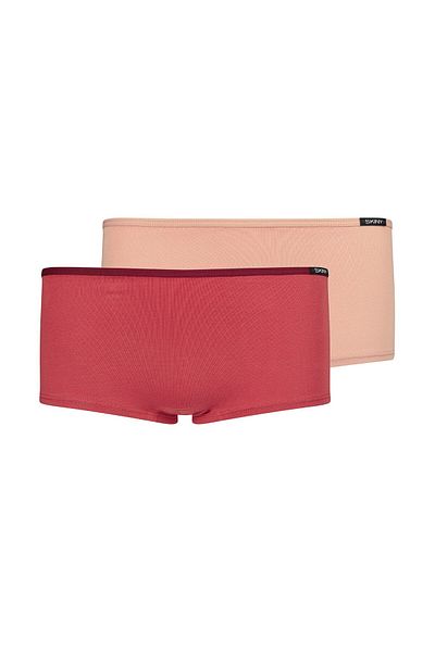 Skiny Mädchen Pants, 2er Pack - Boyleg Shorty, Unterhose, Cotton Stretch