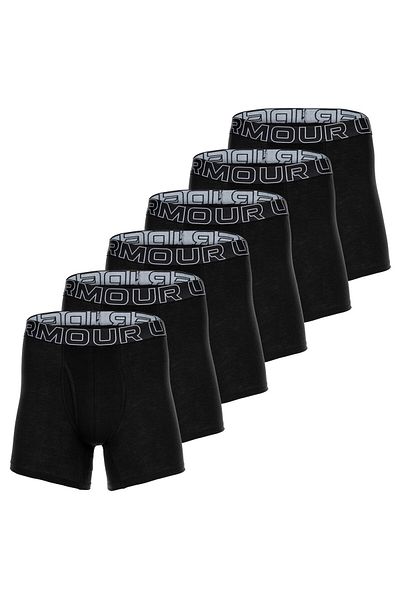 Under Armour Herren Boxershorts, 6er Pack - Performance Cotton Boxer Briefs, Stretch, Baumwollmischu