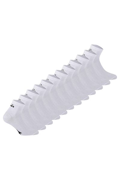 Diadora Unisex Socken - 12er Pack, Quarter, Logo