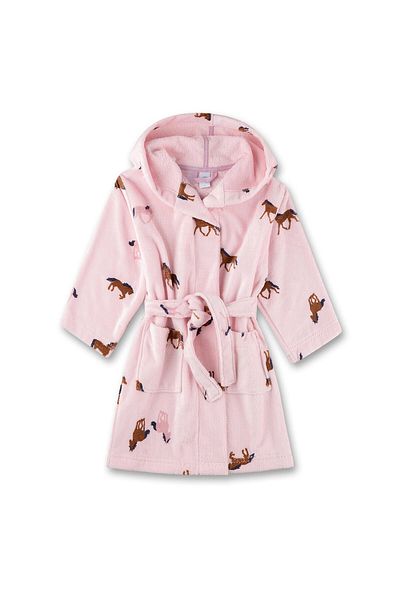 Sanetta Mädchen Bademantel - Kids, Bademode, Baumwolle, Kapuze, Tasche, Motiv