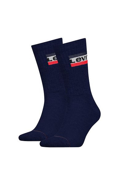 Levi's LEVI´S Unisex 6er Pack Sportsocken - Regular Cut SPRTWR, Logo, einfarbig