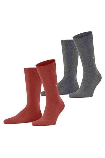 Burlington Herren Socken Everyday 2er Pack - Baumwolle, Uni,  Onesize, 40-46