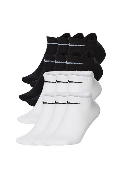 Nike Unisex 12er Pack Sneaker Sportsocken - Everyday, Lightweight No Show, einfarbig