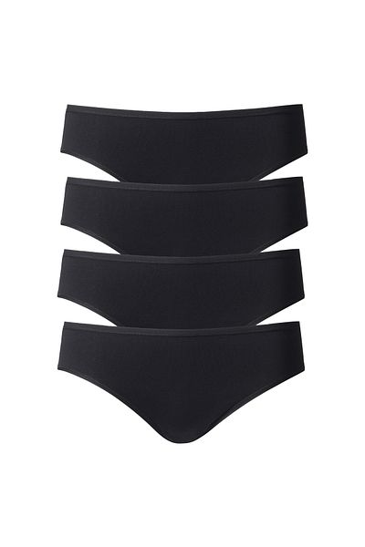 Calida Damen Slips, 4er Pack - Benefit Women, Jersey, einfarbig