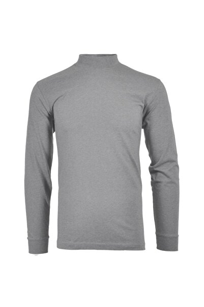 Ragman Herren Stehkragen-Pullover - Langarm Basic Stehkragen Regular, Single Jersey, einfarbig