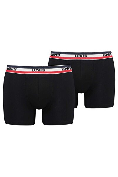 Levi's Herren Boxershorts, 2er-Pack – Sport-Boxershorts aus Bio-Baumwolle, Lo...