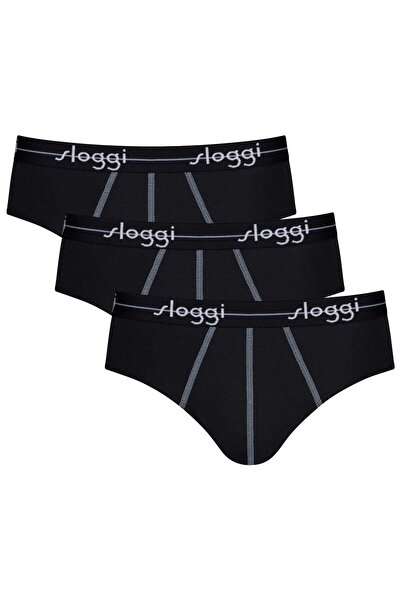 SLOGGI Herren Slips 3er Pack - Start midi C3P box, Baumwolle