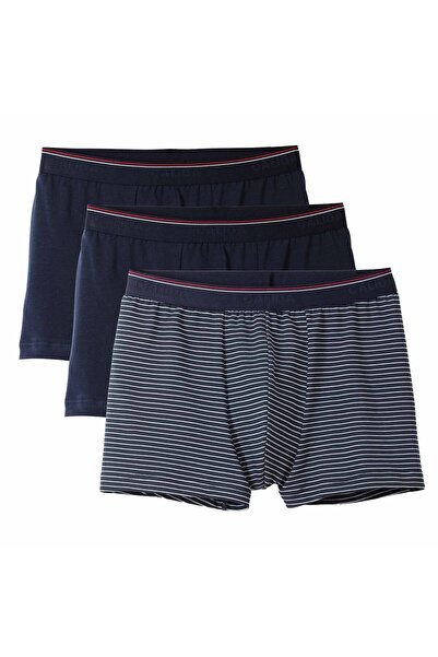 Calida Herren Boxershorts, 3er Pack - Benefit, Elastikbund, Single Jersey