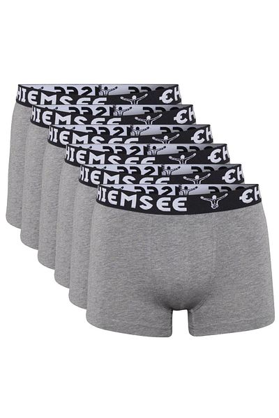 Chiemsee Herren Boxershorts, 6er Pack - Shorts, Logobund, einfarbig