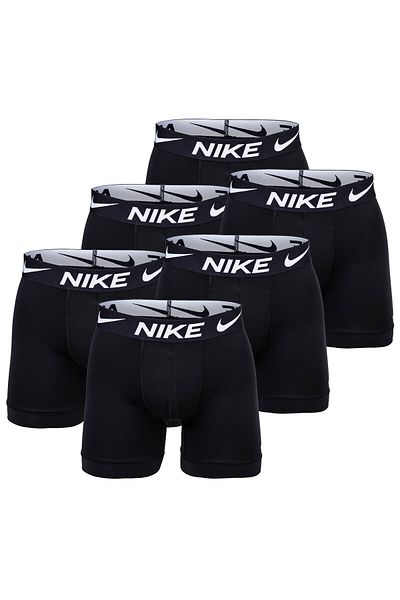 Nike Herren Boxer Shorts, 6er Pack - Boxer Briefs, Dri-Fit Micro, Logobund