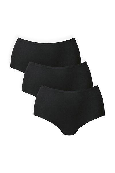 Anita (Since 1886) Damen Slips, 3er Pack - Essentials High Waist Briefs, Mikrofaser, nahtlos, einfar
