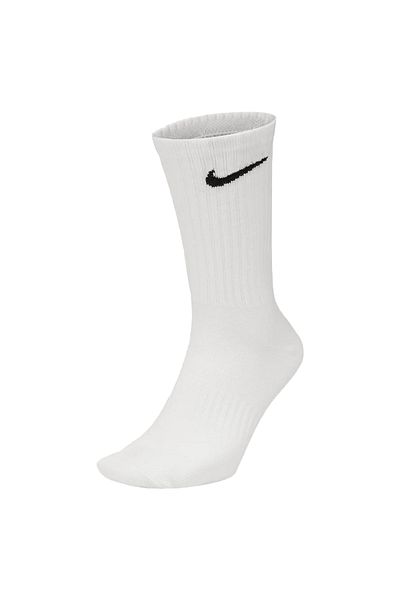 Nike Unisex Tennissocken, 3er Pack - Cushioned - Training Crew Socks, einfarbig, Logo