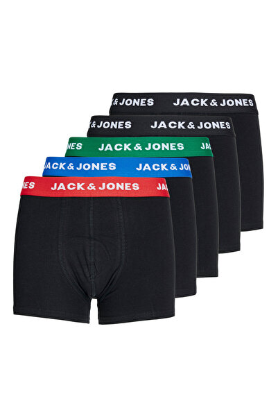 Jack & Jones JACK&JONES Jungen Boxershorts, 5er Pack - JACHUEY TRUNKS, Baumwo...