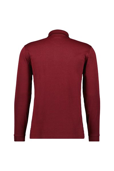 Ragman Herren Langarm-Poloshirt - Soft Knit Polo Knopf Langarm, Baumwollmischung, Knopfleiste, Easy