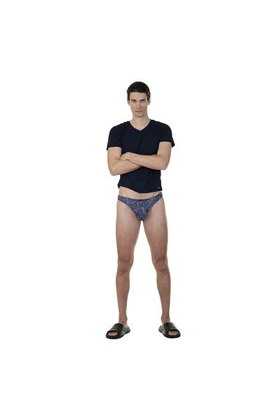 Bruno Banani Herren String - Microscope, Unterhose, Slip, Muster