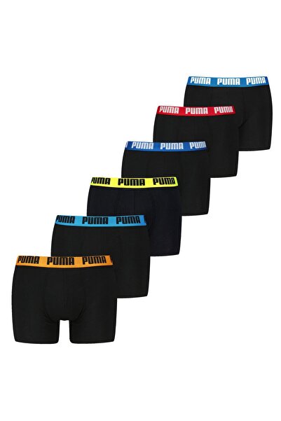 Puma Herren Boxer Shorts, 6er Pack - Basic Boxer ECOM, Cotton Stretch, Everyday