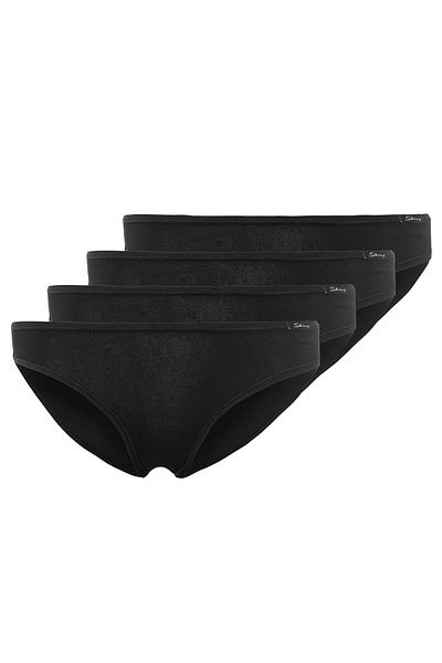 Skiny Damen Rio Slip, 4er Pack - Bikini Briefs, Cotton Stretch, Basic