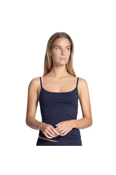 Calida Damen Spaghettitop - Natural Comfort, Unterhemd, Top, Jersey, einfarbig