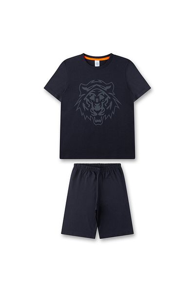 Sanetta Jungen Schlafanzug - Teens, kurz, Nachtwäsche, Pyjama, Baumwolle