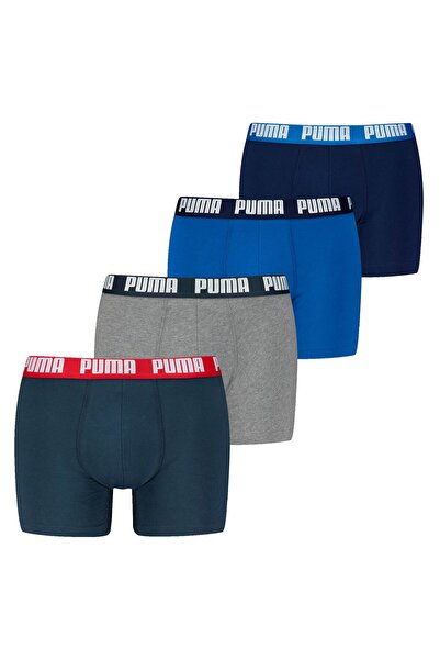 Puma Herren Boxer Shorts, 4er Pack - Basic Boxer ECOM, Cotton Stretch, Everyday