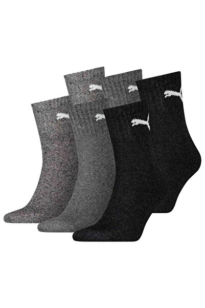 Puma Unisex Sportsocken, 6 Paar - Short Crew Socks, Tennissocken, einfarbig
