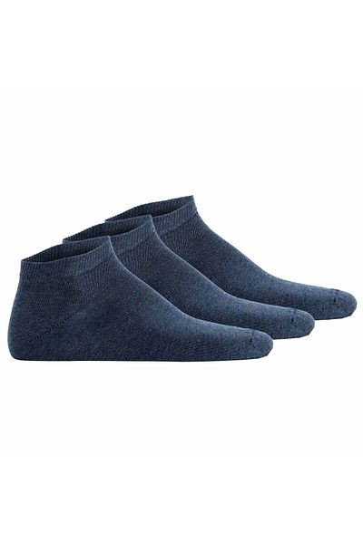Hudson Unisex Sneakersocken, 3er Pack - Simply, kurze Socken, einfarbig