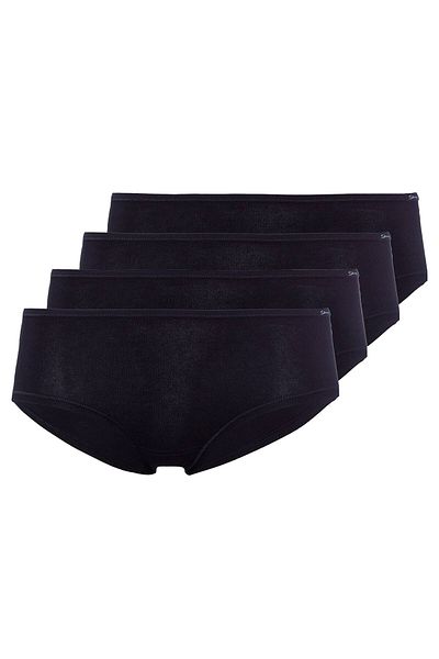 Skiny Damen Panty, 4er Pack - Slip, Pants, Cotton Stretch, Basic