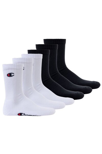Champion Unisex Socken, 6 Paar - Crew Socken Basic
