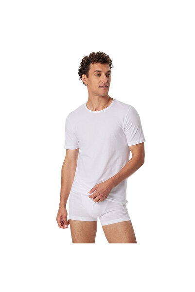 Schiesser Herren T-Shirt 4er Pack - Serie "95/5", Rundhals, S-XXL