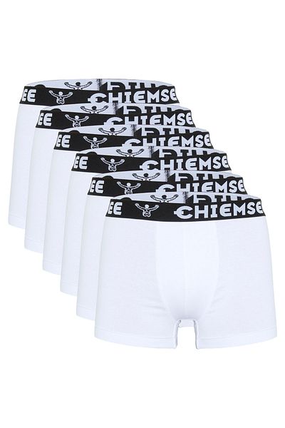 Chiemsee Herren Boxershorts, 6er Pack - Shorts, Logobund, einfarbig