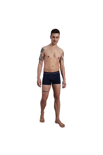 Ceceba Herren Boxershorts, 2er Pack - Long Pants, Unterwäsche, Logo, einfarbig