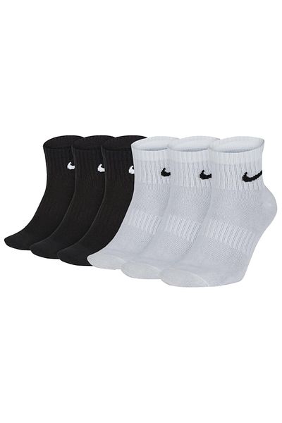Nike Unisex 6er Pack Sportsocken - Everyday, Lightweight No Show Ankle, einfarbig