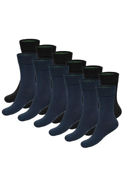 Bamboo Basics Unisex Socken, 12er Pack - BEAU Anklet Socks, Kurzsocken, einfarbig