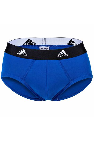 adidas Herren Slip, 3er Pack - Briefs, Active Flex Cotton, Logo, einfarbig