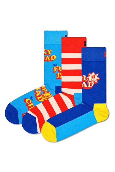 Happy Socks Herren Socken, 3er Pack - Father's Day, Geschenkbox, gemischte Fa...